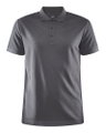 Craft Sport-Polo Core Unify (funktionelles Recyclingpolyester) granitgrau Herren